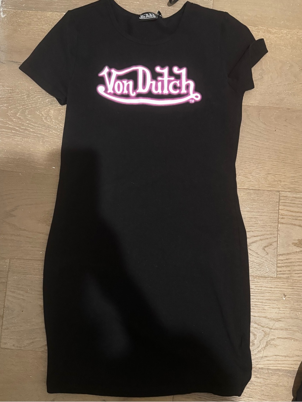 Von Dutch Kids Black Bottoms - Logo Waistband